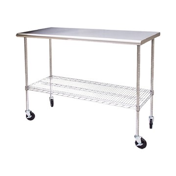 不鏽鋼工作桌 :TW-01SA: 耐重桌 餐車 移動桌 工作台 工具車