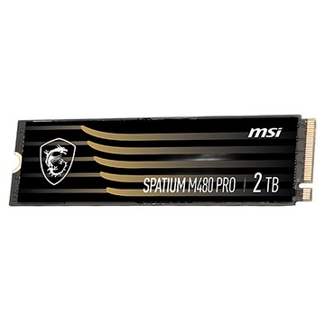 msi 微星 PCIe 4.0 NVMe M.2 HS固態硬碟 附散熱器  SPATIUM M480 Pro  2TB