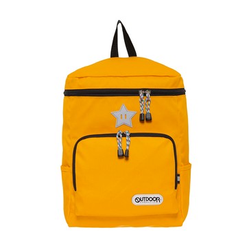 【OUTDOOR】風格前線星星方款後背包-黃色 OD153337YL