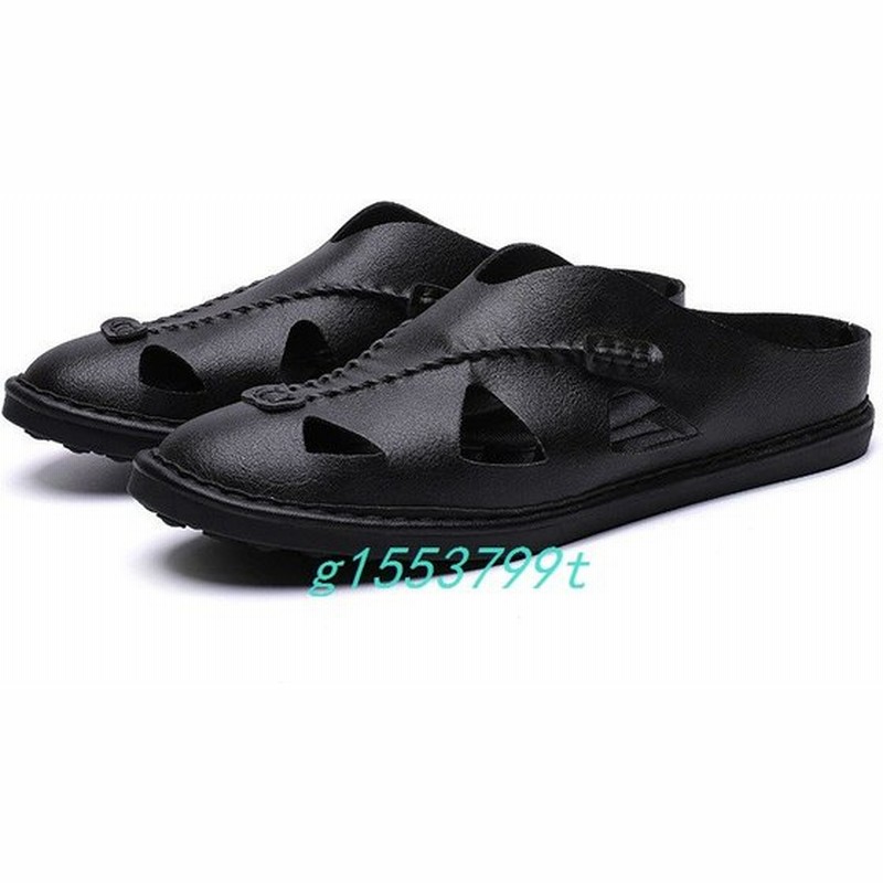 カカトなしスニーカーサンダルメンズオフィスサンダルビジネススリッパサボサンダル革靴ドライビングシューズ室内履き社内履き 通販 Lineポイント最大get Lineショッピング