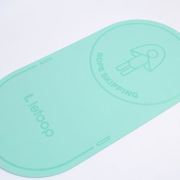 依嘉無繩跳繩墊子減震隔音家用加厚靜音防滑防震運動健身瑜伽墊子