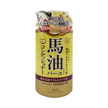 一品川流 日本製 濃郁馬油柔順雙效潤髮乳-450ml