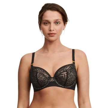 【Chantelle】Graphic Allure_三片裁無襯內衣_D-F(21T10_011黑色)