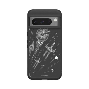 Pixel 8 Pro SolidSuit 黑 - 迪士尼-星際大戰 Star Wars - POP全載具2-白