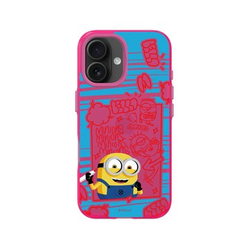 iPhone 16 Clear 粉漾桃 - Minions - Minions - Bob draws