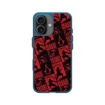 iPhone 17 Clear (相機按鈕) 夜幕藍 - Assassin's Creed - Assassin's Creed® Shadows - Manga pattern