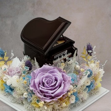 Yume永生花夢幻庭園系列 - 音樂花園 (紫苑)