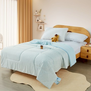 E-ROU 伊柔寢飾 韓國雪雲絲冰冰被  200 x 150cm  霧藍蔓語