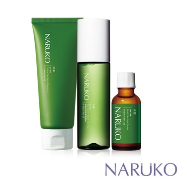 【NARUKO牛爾】茶樹抗痘粉刺經典組(茶樹潔膚泥120g+調理水150ml+粉刺寶30ml)