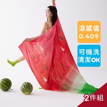 【青鳥家居】刨冰印花冰涼被/16色 #150X200 水洗涼被 涼感值 涼被 單面涼感 印花被
