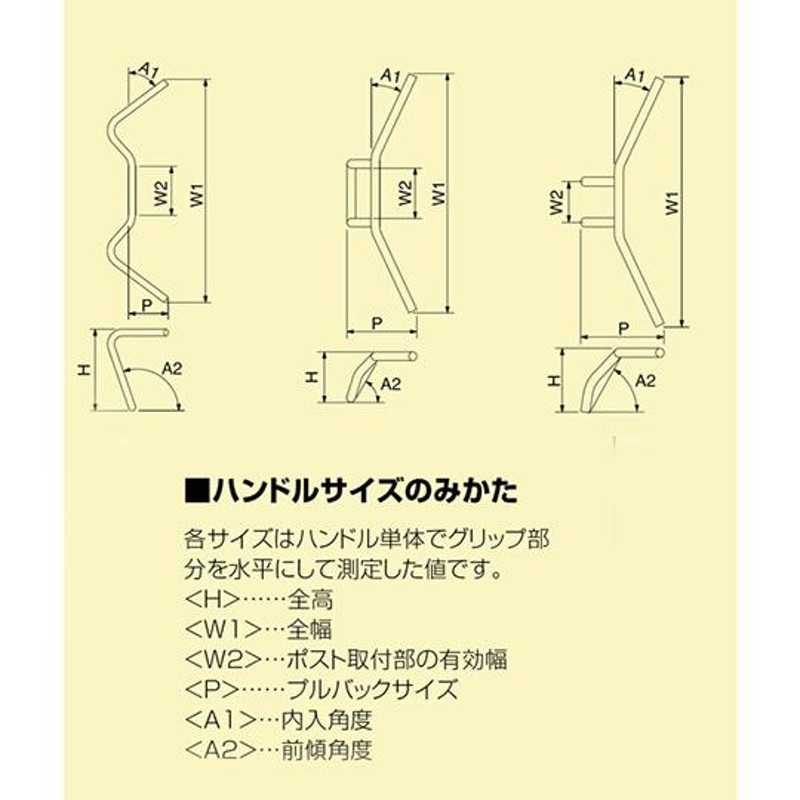 HURRICANE HURRICANE:ハリケーン ヨーロピアン2型 ハンドルセット