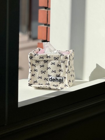 絲帶紙巾方形籃