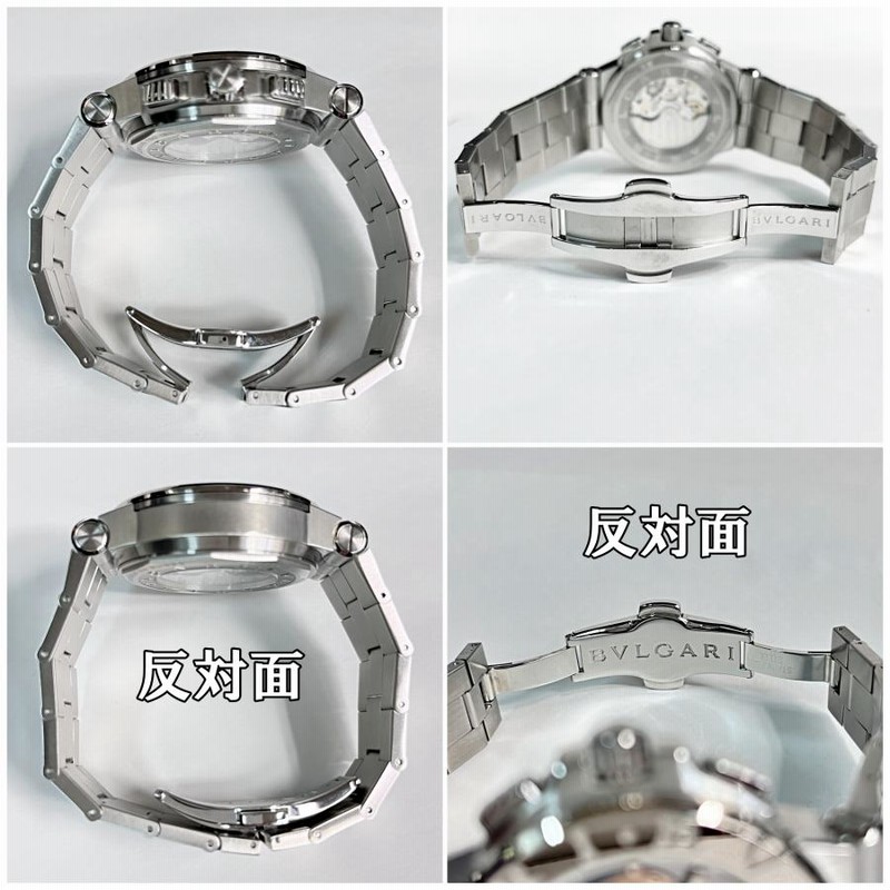 送料無料 中古 ブルガリ 時計 ディアゴノ カリブロ303 DG42SWGCH