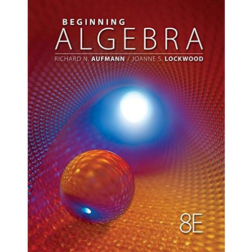 Beginning Algebra (Textbooks Available with Cengage Youbook)