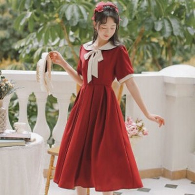 新作レディース 学園可愛い ロングワンピース 女子高生 女の子 Aライン 制服 学生服 ワンピース 通学 ワンピース 半袖 セーラー 学生清純 通販 Lineポイント最大get Lineショッピング