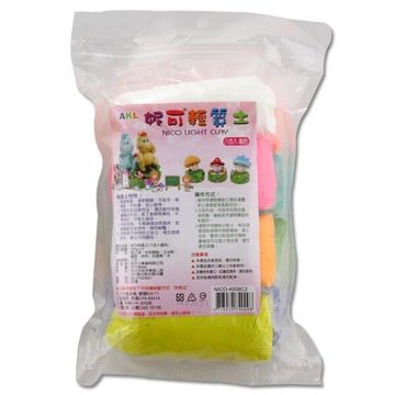 妮可輕質土 400g 8色副色組 / 包 NICO-4008C2【APP滿額下單10%點數(單一帳號最高5000點)】1/31止