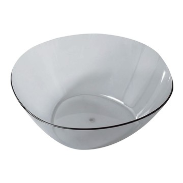 PEARL LIFE 珍珠金屬 浴缸盆 Light Gray Bath Aclear 日本製 HC-188  透明灰色  1個