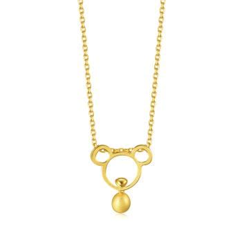 生生有禮 十二生肖-鼠 黃金吊墜_計價黃金