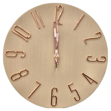 SUNORO 掛鐘  靜音指針  創意裝飾  北歐風格  藕色