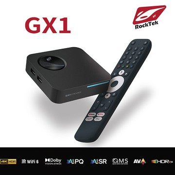 RockTek雷爵 4K GoogleTV智慧電視盒 GX1 【智慧家庭】