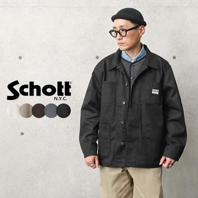 極美品✨Schott ショット カバーオール 希少カラー グリーン系 XL 極美品✨Schott ショット カバーオール 希少カラー グリーン系