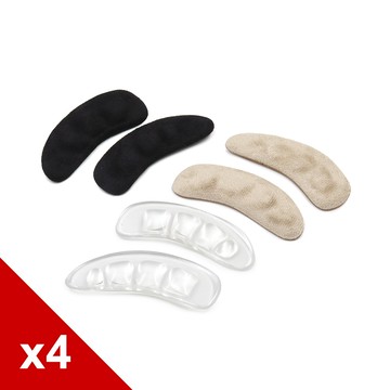 糊塗鞋匠 優質鞋材 F49 5mm豆豆矽膠後跟貼 4雙