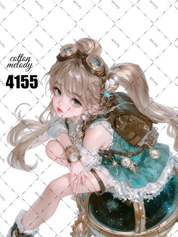 original sticker no.4155 人物貼紙 原創貼紙 原創人物貼紙 裝飾貼紙 cotton melody