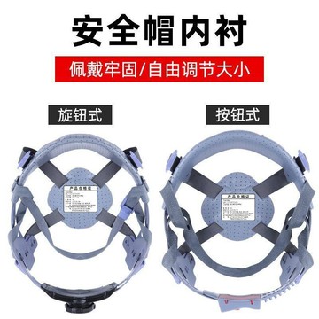 【三聯發票】安全帽內襯 施工帽內襯 可拆卸四點式通用吸汗配件工地頭盔玻璃鋼旋轉耐用帽襯 JFTT