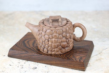 【送禮好物】鄉井 純手捏壺 陶作家葉佳佩純手工製 240ml