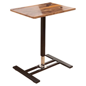 C&B 隨意調整坐站兩用可移動氣壓升降便利桌 RS-GST6040 DB 60x41x(65~95)公分 台灣製  古木深胡桃