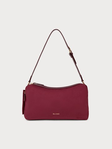 S'AIME 皮絨麂皮質感柔軟肩背包