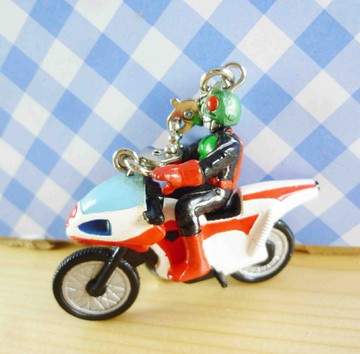【震撼精品百貨】手機吊飾/鎖圈-假面騎士系列-紅白車 震撼日式精品百貨