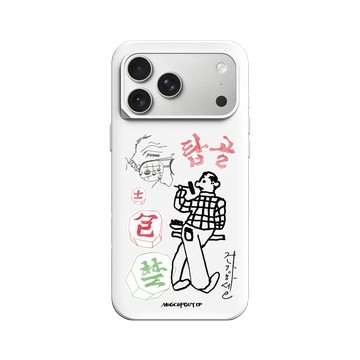 iPhone 17 Pro Max SolidX 白 - MUG CUP GUY - 首爾背影
