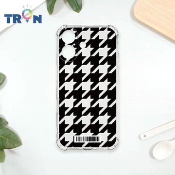 TRON IPhone 16 經典千鳥紋 四角防摔載具殼 軟殼 手機殼