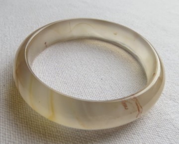 天然玉髓手鐲#0277 56.5mm