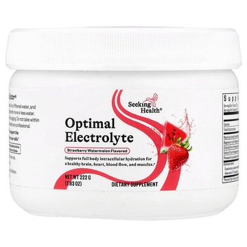 Seeking Health, Optimal Electrolyte, Strawberry Watermelon, 7.83 oz (222 g)