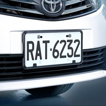 【G-SPEED】碳纖紋車牌框 6碼7碼通用 牌框 牌照框 碳纖維車牌框 卡夢車牌框 車牌裝飾 車牌保護框