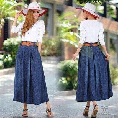 スカート ロング 冬 コーデ フレアスカート 春 ロングスカート デニム ボトムス ロング丈 レディース フレア ハイウェスト 着痩せ 代 30代 40代 通販 Lineポイント最大get Lineショッピング