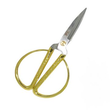 【徠福】鍍金龍鳳剪刀-193mm /支 NO.2044