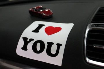 Love 2 love矽膠標誌- I LOVE YOU