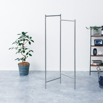 日本天馬 PORISH 室內用極簡輕量折疊式晾衣架/衣帽架-DIY