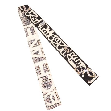 CHANEL 香奈兒 Bandeau 絲巾 黑色 絲綢 【二手名牌BRAND OFF】