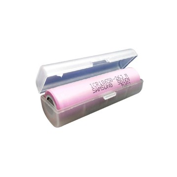 【台灣現貨】18650電池收納盒 單入裝 透明保護殼 電池的家