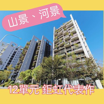 鉅虹森美館︱單元12面山河景三房次頂樓平車戶｜台中市北屯區旱溪西路三段