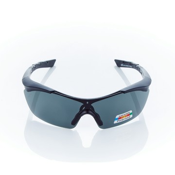 Z-POLS 消光霧黑頂級TR90材質框 搭載抗UV400頂級Polarized偏光黑運動太陽眼鏡(輕巧彈性配戴舒適)