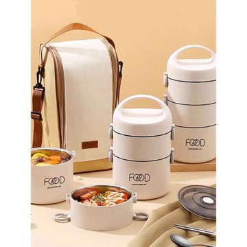 德國保溫飯盒不銹鋼便攜餐盒多層飯桶家用微波加熱上班族帶飯神器