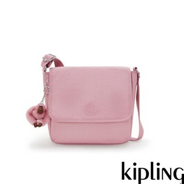Kipling 輕柔粉輕巧簡約側背包-TAMSIN B