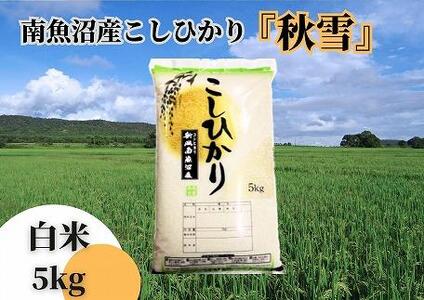 南魚沼産コシヒカリ「秋雪」白米5kg×9回 新潟県の特A地区南魚沼市の美味しいお米