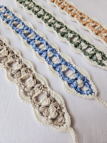 【花洛莉髮帶 】手工鉤織髮帶