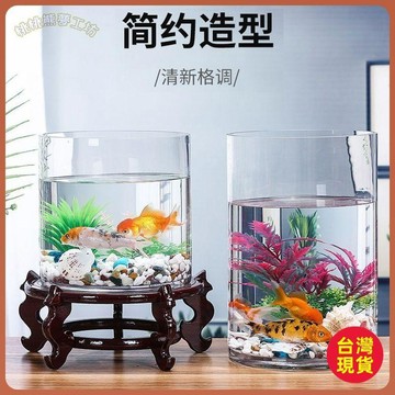 ✈️桃園出貨 全臺免運 ✈️ 特大號透明加厚玻璃花瓶大口徑客廳插花馬醉木富貴竹落地圓柱魚缸